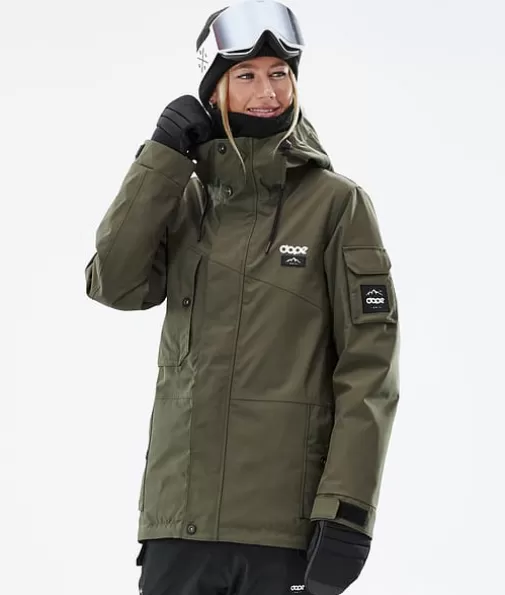 Ski Jassen<Dope Snow Adept W OliveGreen/Black