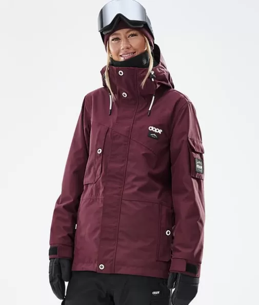 Snowboard Jassen<Dope Snow Adept W Burgundy