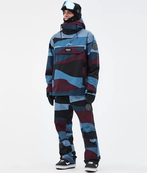 Snowboard Broeken<Dope Snow Blizzard ShardsBurgundyBlue