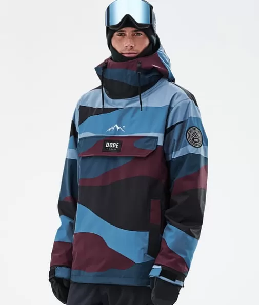 Snowboard Jassen<Dope Snow Blizzard ShardsBurgundyBlue