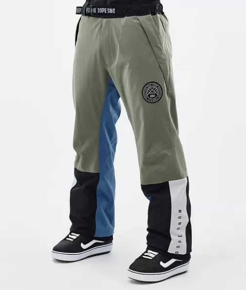 Snowboard Broeken<Dope Snow Blizzard Track Greenish/LightGrey/Black/BlueSteel