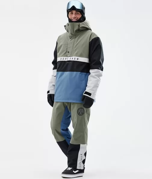 Snowboard Broeken<Dope Snow Blizzard Track Greenish/LightGrey/Black/BlueSteel