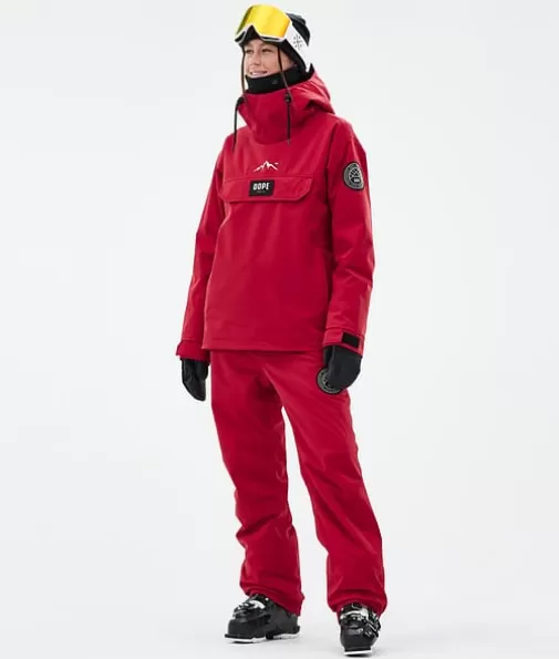 Skibroeken<Dope Snow Blizzard W DeepRed