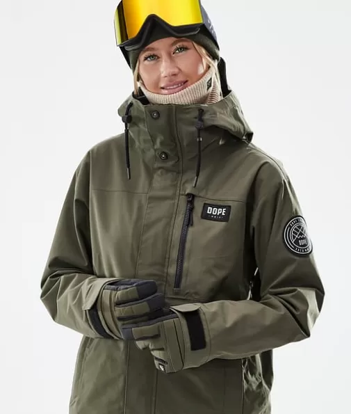 Ski Jassen<Dope Snow Blizzard W Full Zip OliveGreen