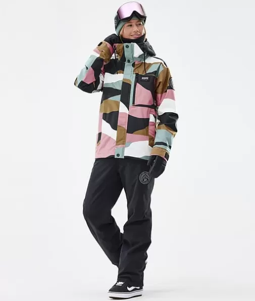 Snowboard Jassen<Dope Snow Blizzard W Full Zip ShardsGoldMutedPink