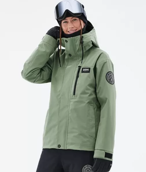 Snowboard Jassen<Dope Snow Blizzard W Full Zip MossGreen