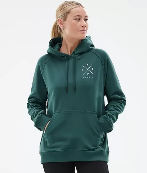 Hoodies/Truien<Dope Snow Common W BottleGreen2X-Up