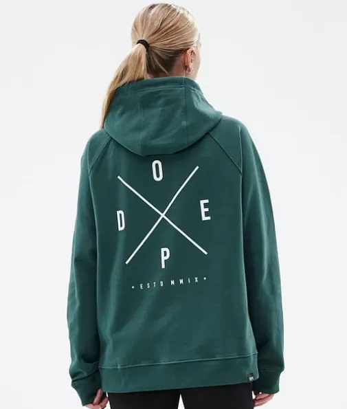 Hoodies/Truien<Dope Snow Common W BottleGreen2X-Up