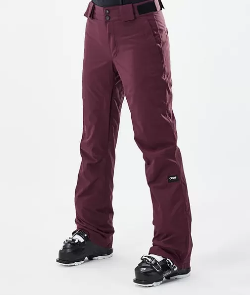 Skibroeken<Dope Snow Con W Burgundy