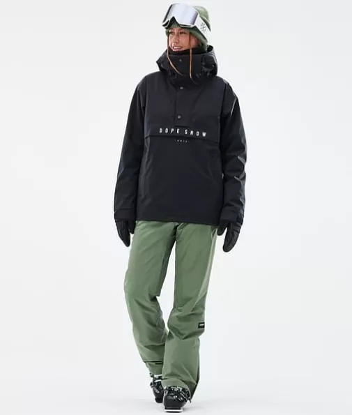 Skibroeken<Dope Snow Con W MossGreen