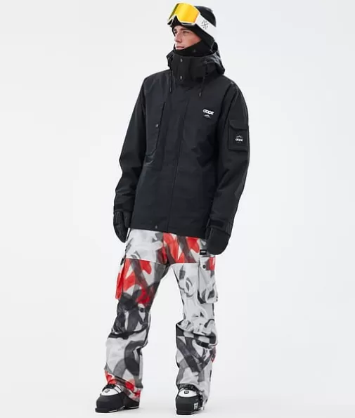 Skibroeken<Dope Snow Iconic SprayBlackRed