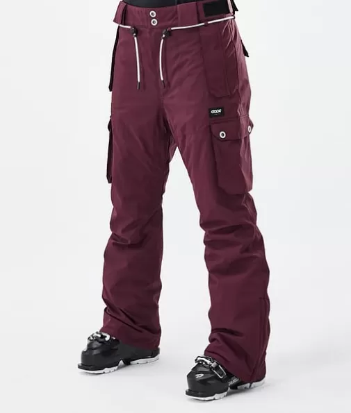 Skibroeken<Dope Snow Iconic W Burgundy