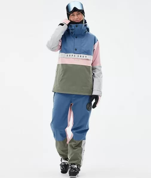 Ski Jassen<Dope Snow Legacy Track W BlueSteel/LightGrey/SoftPink/Greenish