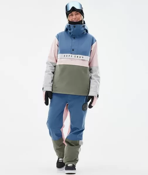 Snowboard Jassen<Dope Snow Legacy Track W BlueSteel/LightGrey/SoftPink/Greenish