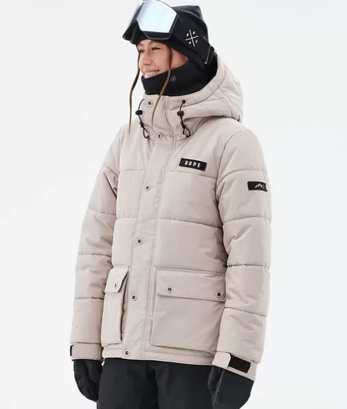 Snowboard Jassen<Dope Snow Puffer W Full Zip Sand