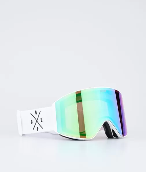 Skibrillen | Skibrillen<Dope Snow Sight White/GreenMirror