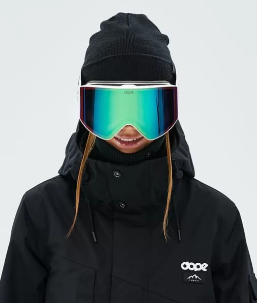 Skibrillen | Skibrillen<Dope Snow Sight White/GreenMirror