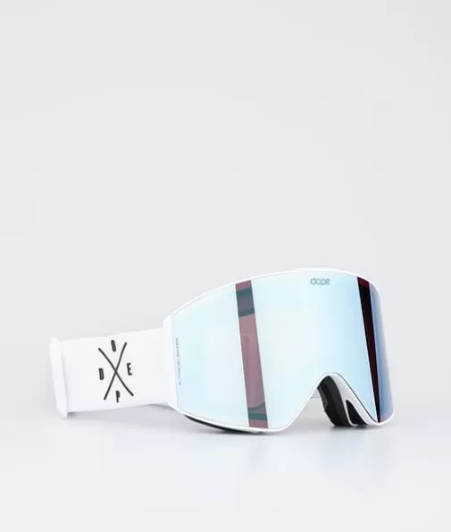 Skibrillen | Skibrillen<Dope Snow Sight White/BlueMirror