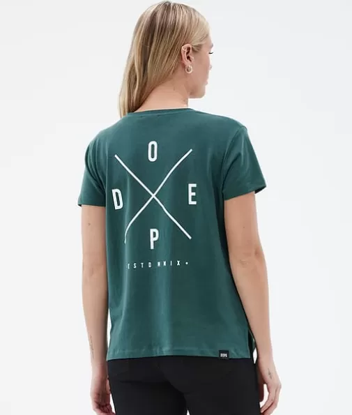 T-shirts<Dope Snow Standard W BottleGreen2X-Up